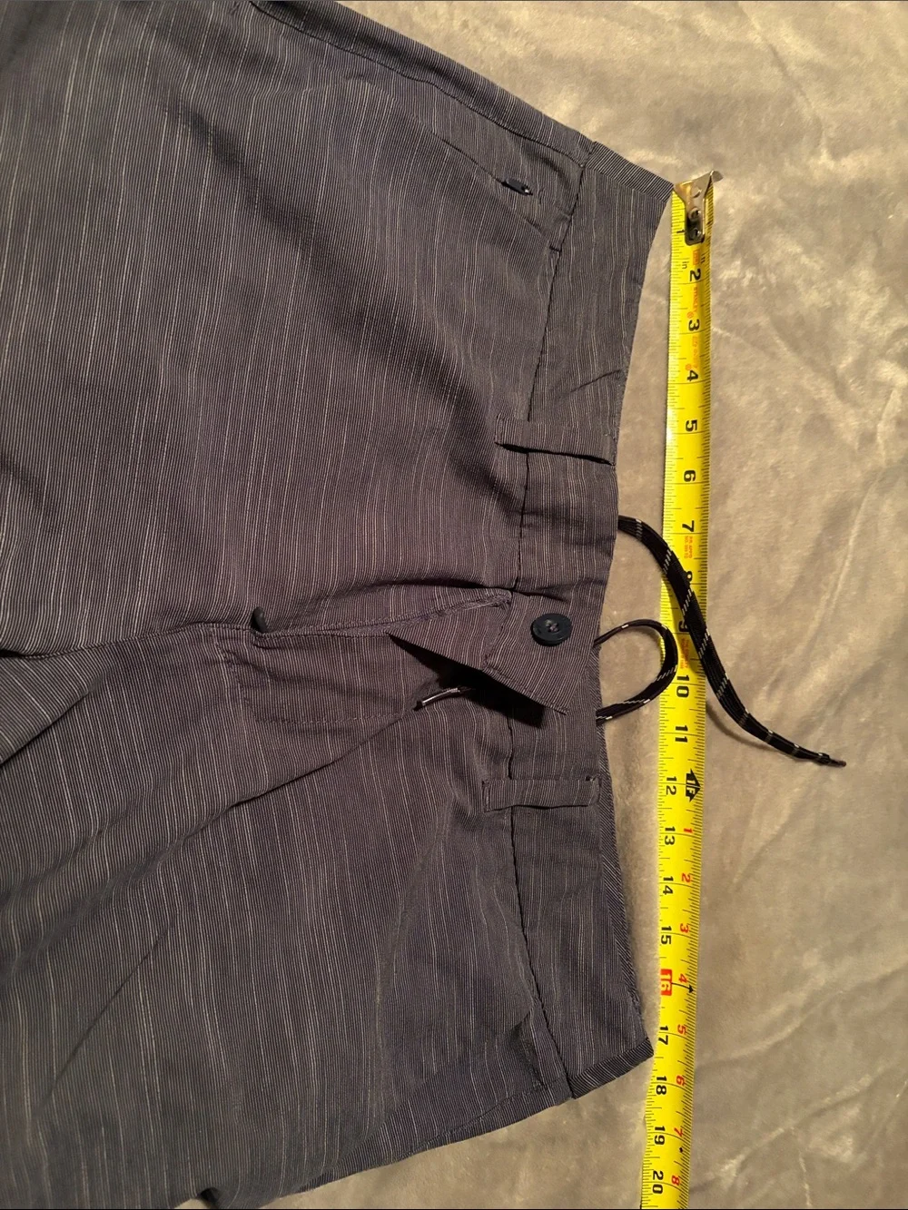 Hang Ten Men's Flat Front Shorts in Grey